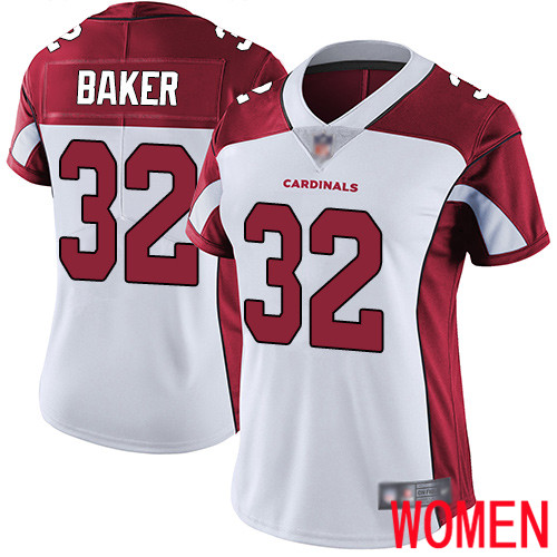 Arizona Cardinals Limited White Women Budda Baker Road Jersey NFL Football 32 Vapor Untouchable